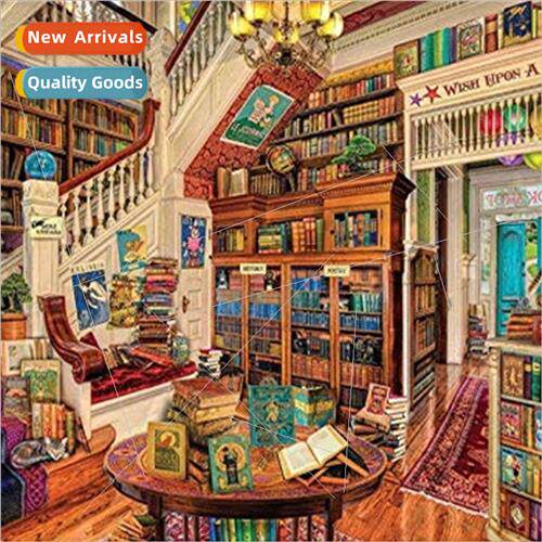 HEmbroidery DIY New Book House Full Embroidery mple Thread C