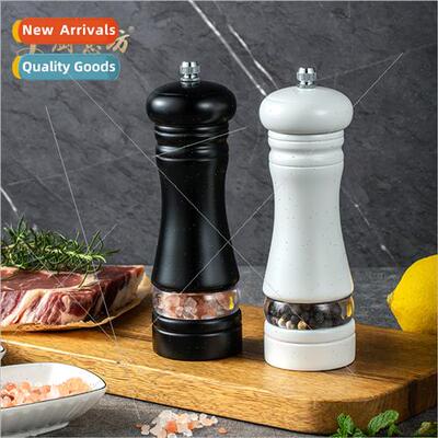 6 inch pepper grinder solid wood PU baking varnish visible t