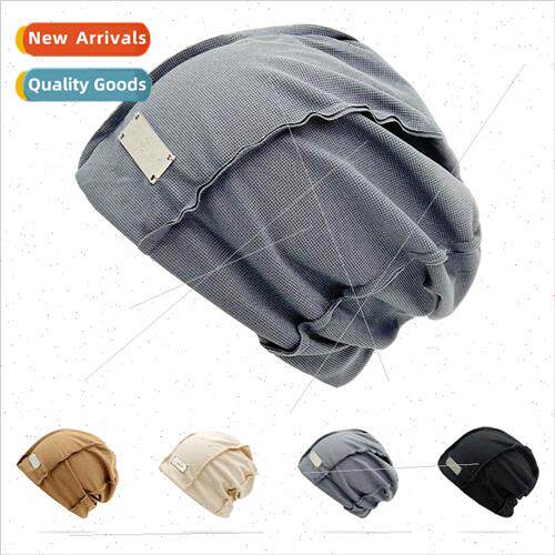 new metal label stacked cap winter warm hundred wh cold cap