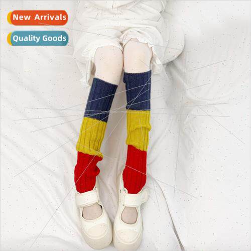 Korea autumn winter new wool knted socks sets three-color sp