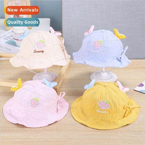 Children spring fall thin adjustable female baby fisherman s