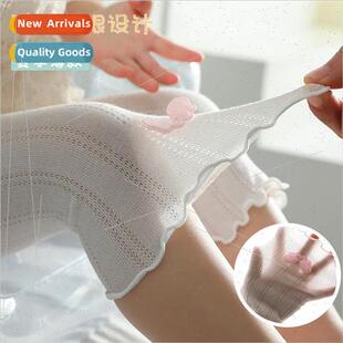 summer thin section Childrens girls pants seven bottoming