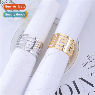 Metal back to word napkin ring napkin clasp hotel table sett
