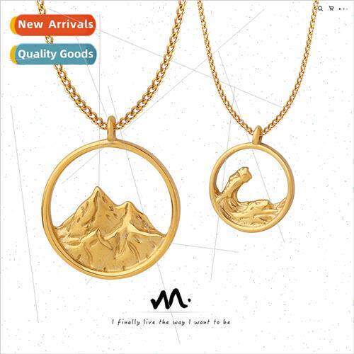 new mountain alliance sea oath pendant necklace ins nd jewel