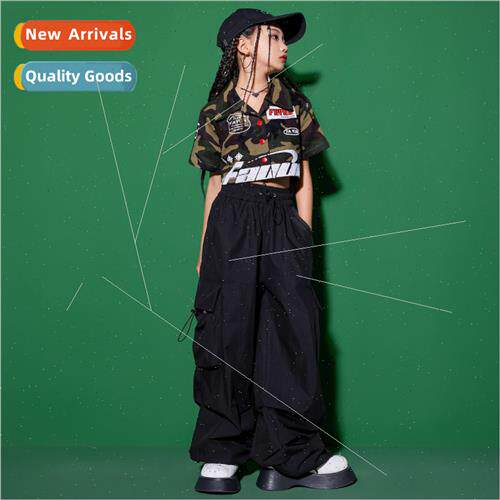 Girls Jazz Dance Costume Handsome Japanese Set Dance Permanc