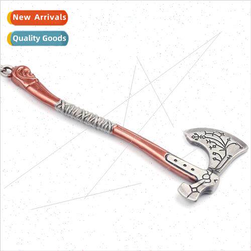 God War God War 4 Keychain Axe Ice Metal Peripheral Key Pend