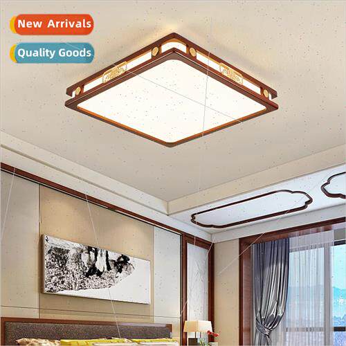 New chinese solid wood ceiling light living room lamp 2022 n