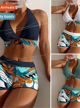 Swimwear New Bikini Swimsu Spl Printed Boxer Swimsu Europe S
