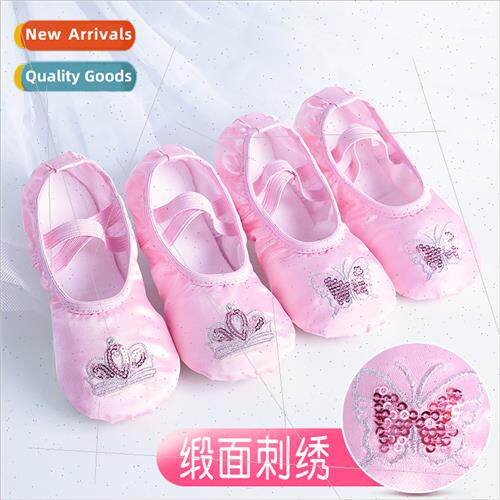 Childrens Dance Shoes Women Soft Bottom Practice Shoes Pink