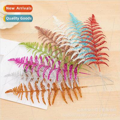 Christmas Decorations Glter Skeleton Persian Leaf Inserts mu
