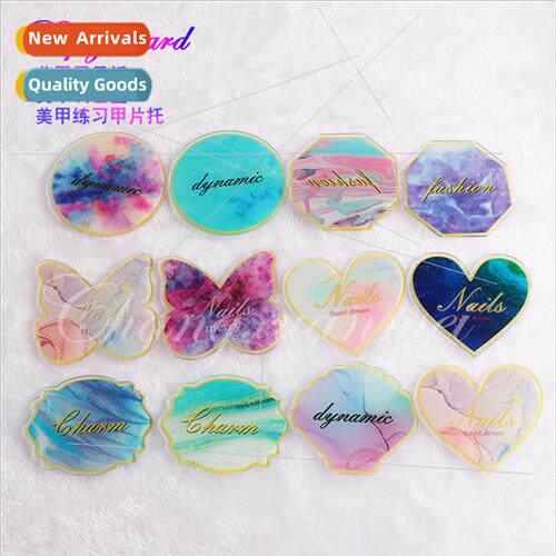 Japan INS manicure acrylic transparent color color mix nails