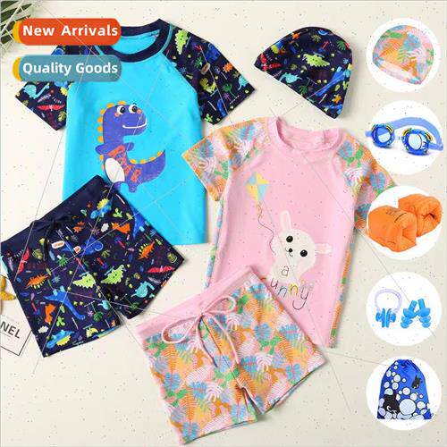 Childrens swimsus new boys and girls spl one-piece swimsu sw