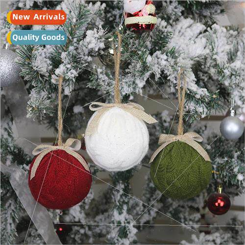 Christmas knted ball hanging gift accessories Christmas deco