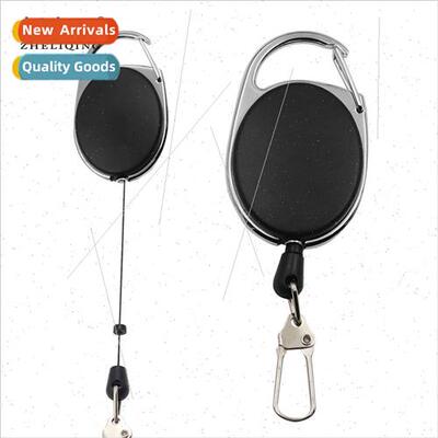Anti-lost lanyard automatic rebound retractable buckle creat