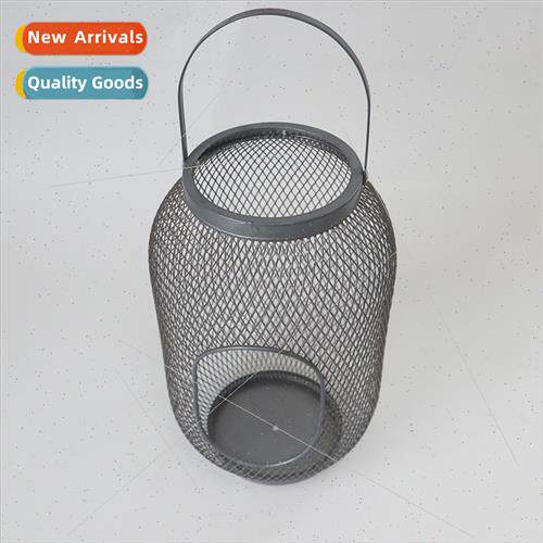 Scandinavian modern iron wind lamp indoor simple candle lamp