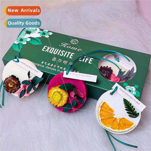 Round Aromatherapy Wax Tablet Closet Bathroom Fresh Scent Dr