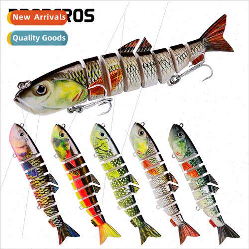 LUYA BAIT MULTI-FISH 13cm 22g Plastic Fake Ba 8 Sections Mul