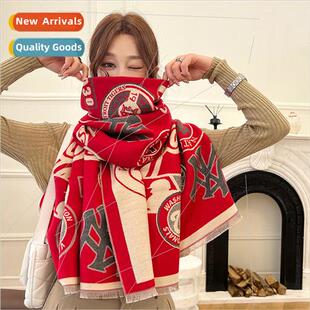 large shawl faux thickened cashme warm cold winter 2023 fall
