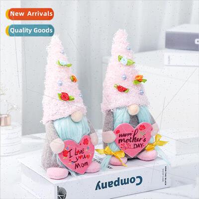 Mother Day Lovely Faceless Doll Tabletop Ornament Fabric For