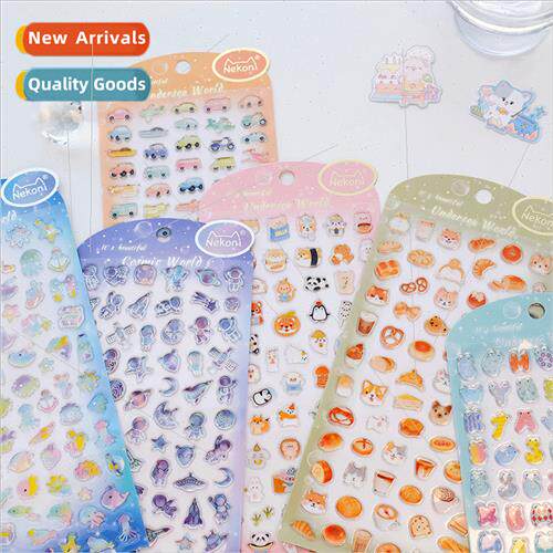Stamping gold hot silver cartoon cute glazed astronaut lette