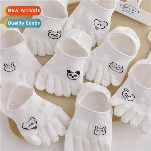 Five fingers socks female spring and autumn thin cotton anti