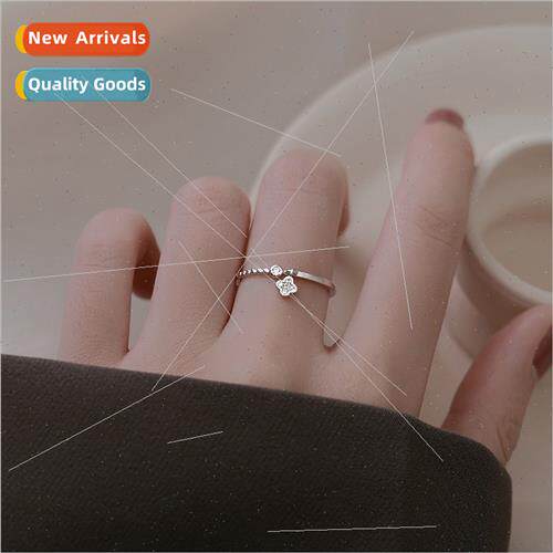Attract good luck index finger ring female Korea flowers fla