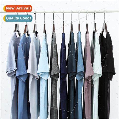 Summer new ice silk men modal short-sleeved breathable comta