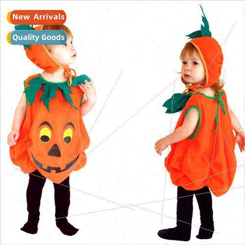 Halloween Cosplay Costumes Children Pumpkin Permance Costume