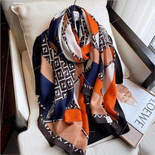 2021 fall winter new Europe Uned States pattern cotton linen