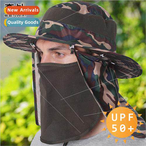 Outdoor sun hat male fisherman hat male lengthened paragraph