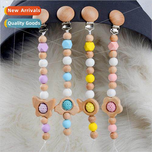 Beechwood Animal Anti Drop Chain Teether Pacifier Chain Beec