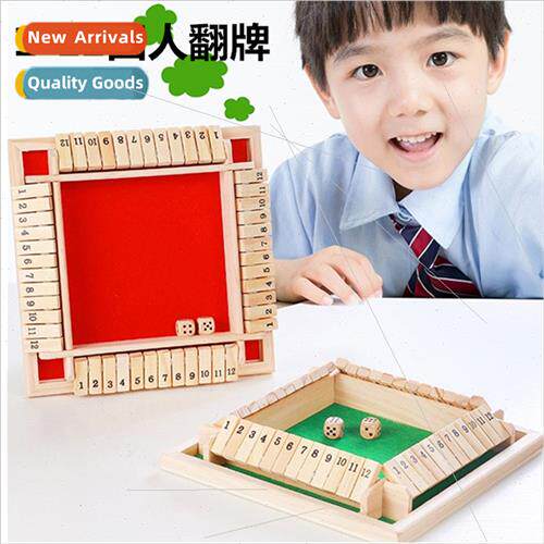 Four-sided flip cards 1-12 number games适用children parent-c