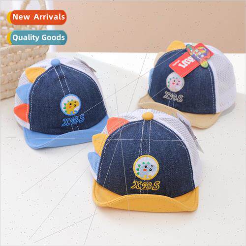 Baby cap summer kid baby boys girls sun cowboy mesh duck ton