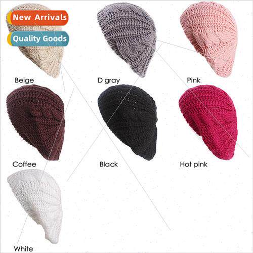 Autumn winter ear protection warm knted cap Ms. fashion twis