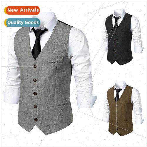 2023 fall Korea Slim su vest men fashion nd youth business s