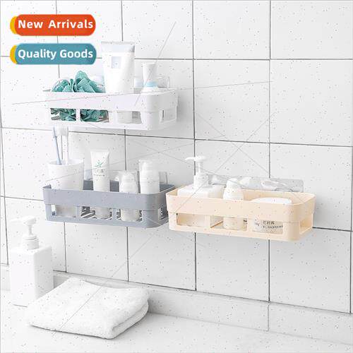 2023 bathroom shelves wall mounted bathroom suction wall toi
