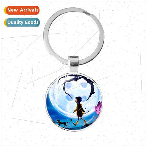 Ghost Mum Coraline 25MM Time Gemstone Keychain Pendant