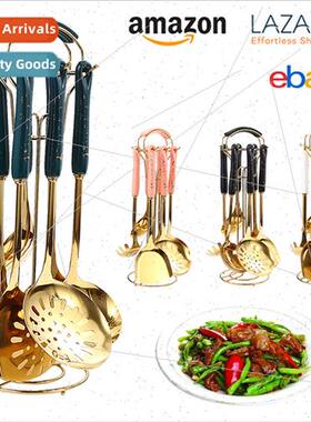 Kchenware Set Ceramic Cooking Spatula Spoon 7 pcs Stainless