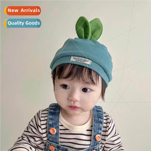 Rice grain cloth cloth baby hat cute super cute fall winter