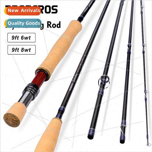 Four Fly Rods Fly Fishing Rods 9ft 2.7m 6wt 8wt Carbon Sam F