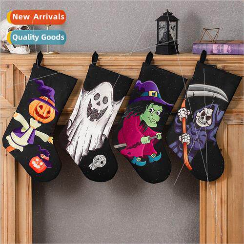 Ghost Festival Spooky Wch Printed  Bag Halloween Decorative