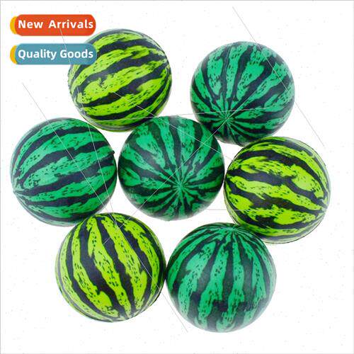 30MM green watermelon bouncy ball children toys rubber bounc