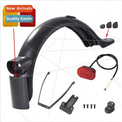 mi electric scooter Pro2 rear fender wh license plate rear t