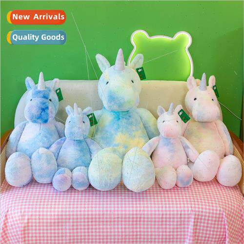 New colorful hair unicorn doll plush toys dazzle colorful un