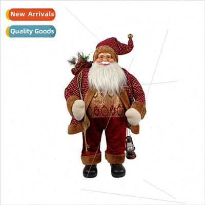 82CM Standing Santa Claus Christmas Decoration Christmas Sce