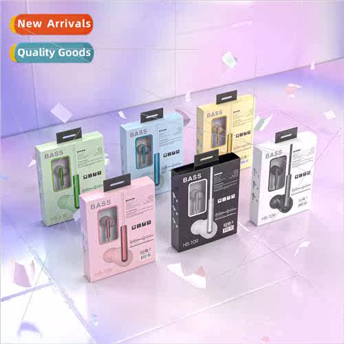New exquise boxed in-ear in-line control headset wh headset