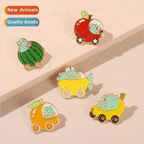Cartoon creative fru apple banana watermelon frog car modell