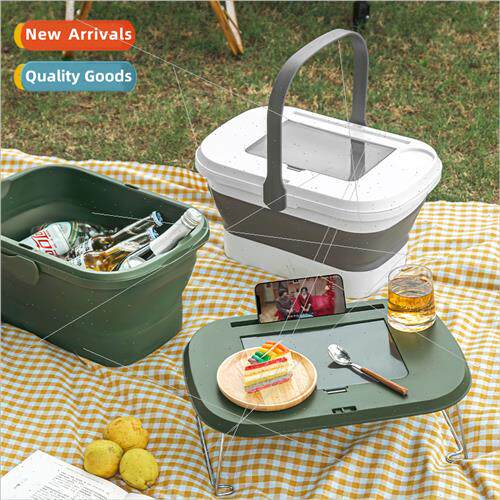 Outdoor camping storage box home  portable folding camping o