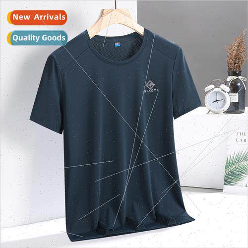 Sports short-sleeved couple  casual outdoor ice silk T-shirt