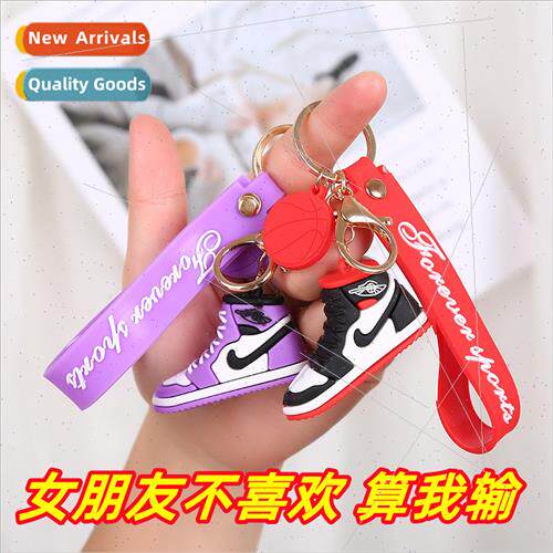 Mini small shoes model keychain pendant men women  schoolbag